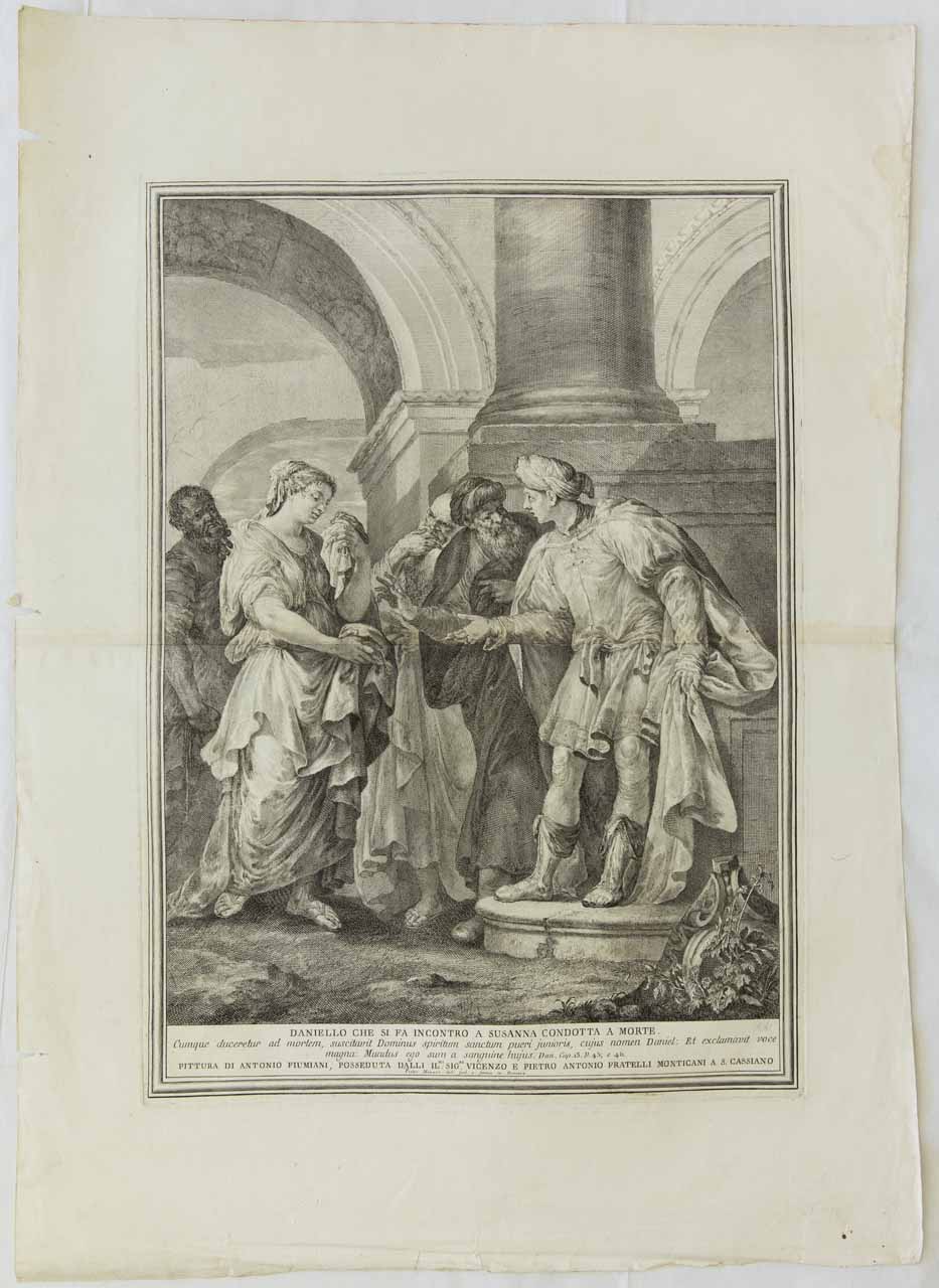 Daniele scagiona Susanna (stampa) di Monaco Pietro, Fumiani Giovanni Antonio - ambito bellunese (sec. XVIII)