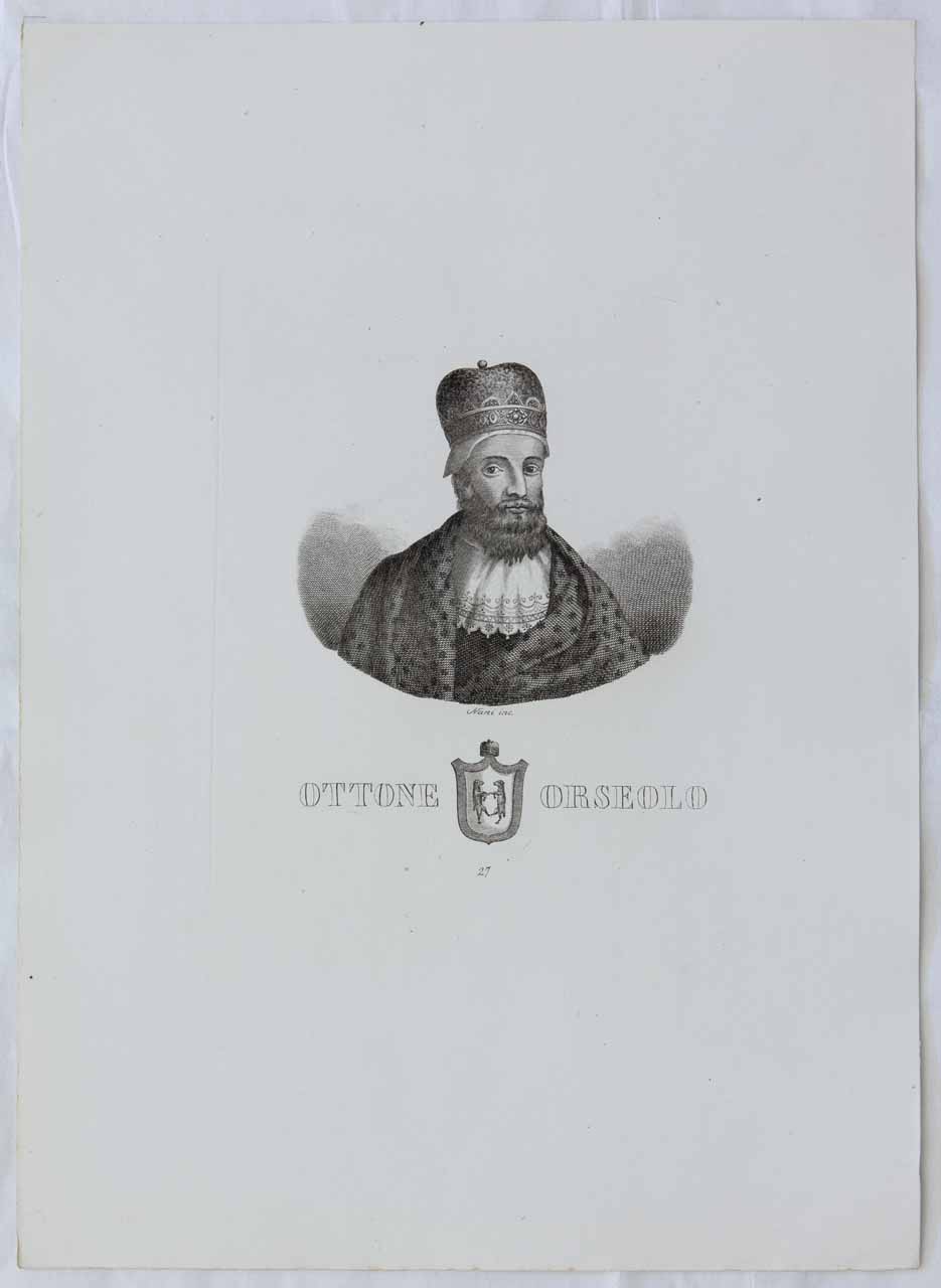 Ritratto del Doge Ottone Orseolo (stampa) di Nani Antonio - ambito bellunese (sec. XIX)