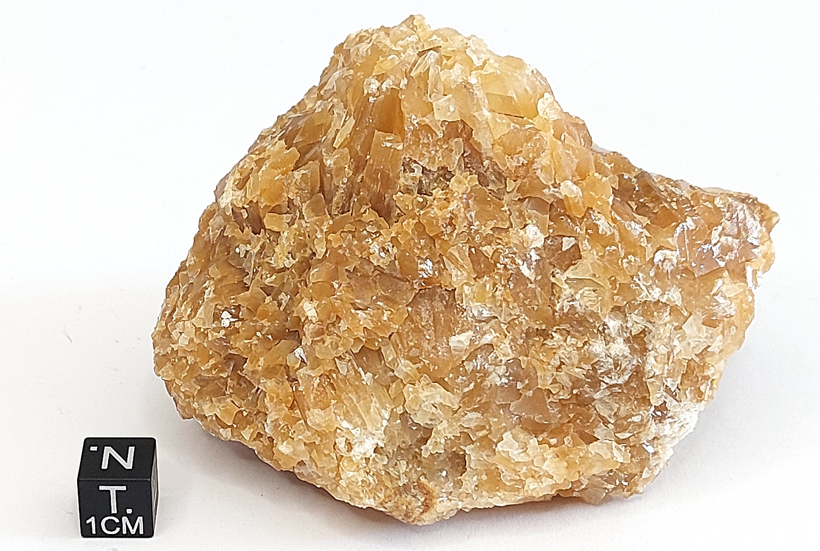 Calcite fistulare giallognola (esemplare)