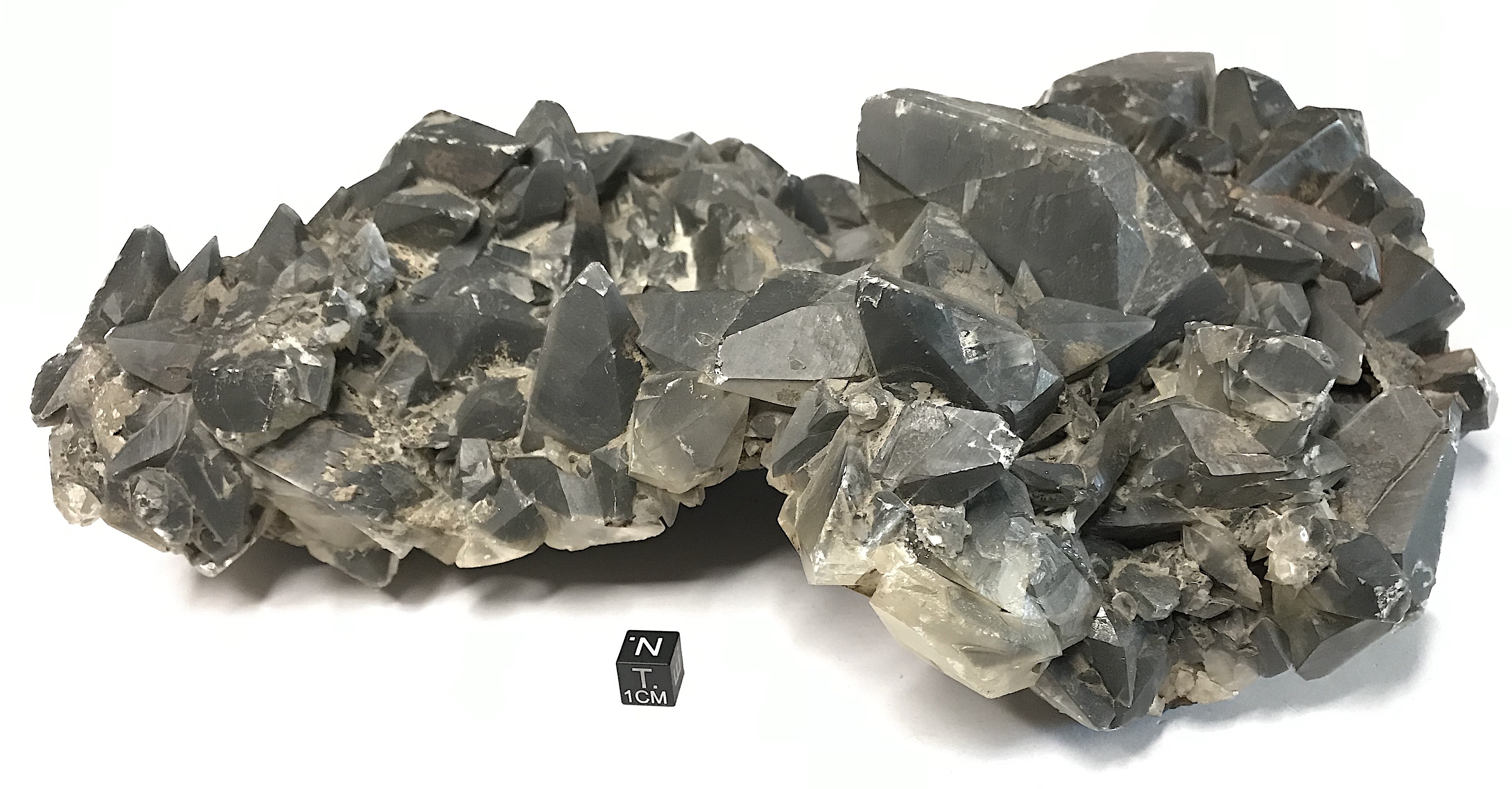 Calcite verde affumicata (esemplare)