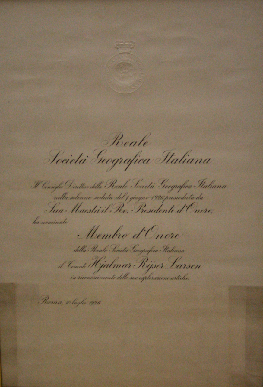 Reale Società Geografica Italiana (stampa) - ambito italiano (anni venti XX secolo)