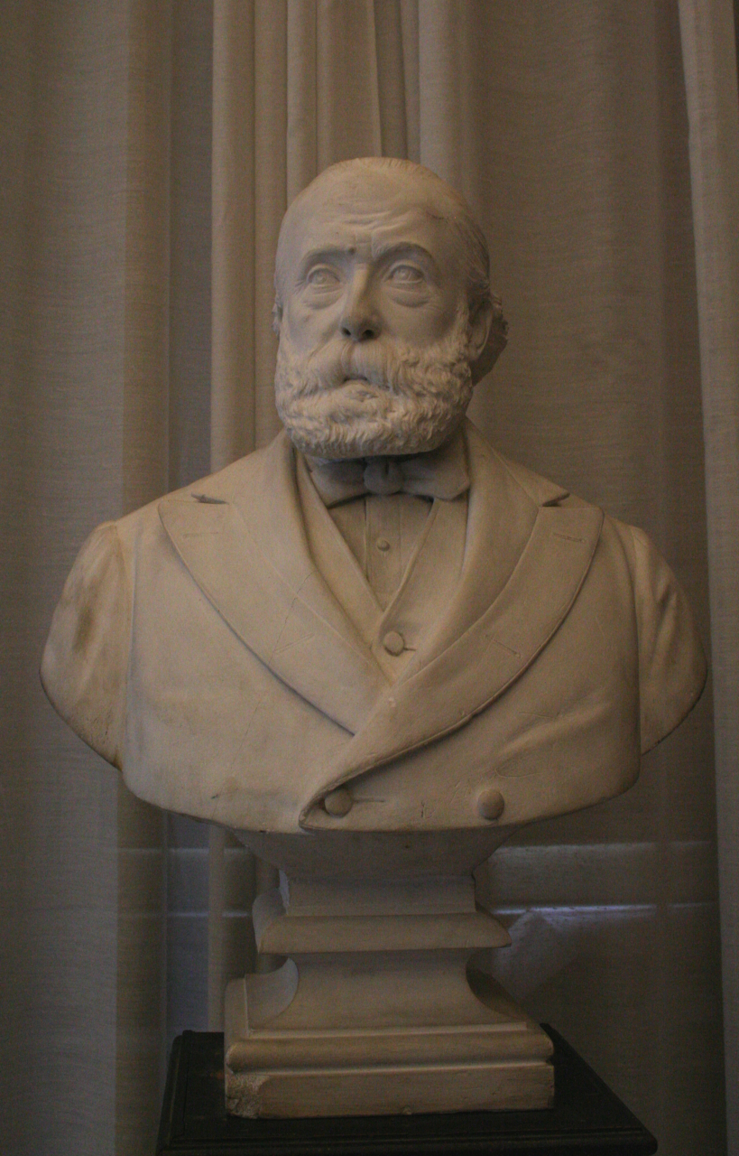 Ritratto di Cesare Correnti (scultura, opera isolata) - ambito italiano (seconda metà XIX secolo)