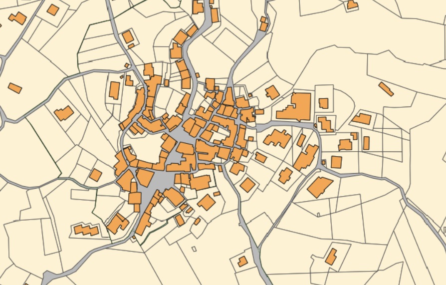 centro storico, spontaneo, agricolo, montano, Belsito, Crapassito (denominazione originaria) (XVII)