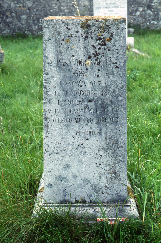 monumento funebre - a cippo - ambito ebraico (XIX)