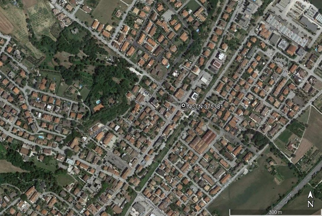 luogo con ritrovamento sporadico, struttura muraria - Colli al Metauro (PU)  (non determinabile)