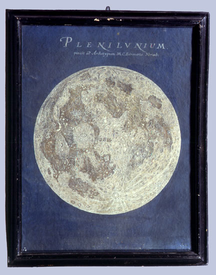 Plenilunio, Raffigurazione di fenomeni celesti (Tavola illustrata) di Eimmart, Maria Clara - ambito tedesco (fine XVII)