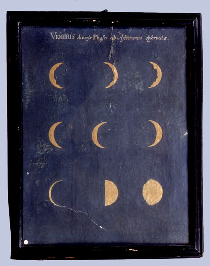 Fasi di Venere, Raffigurazione di fenomeni celesti (Tavola illustrata) di Eimmart, Maria Clara - ambito tedesco (fine XVII)