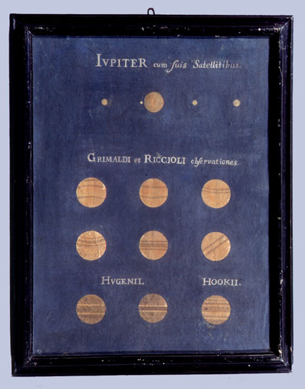 Aspetto di Giove, Raffigurazione di fenomeni celesti (Tavola illustrata) di Eimmart, Maria Clara - ambito tedesco (fine XVII)