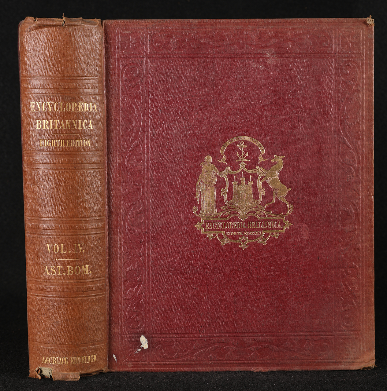 legatura piena - alle armi, serie - ambito tedesco (terzo quarto XIX)