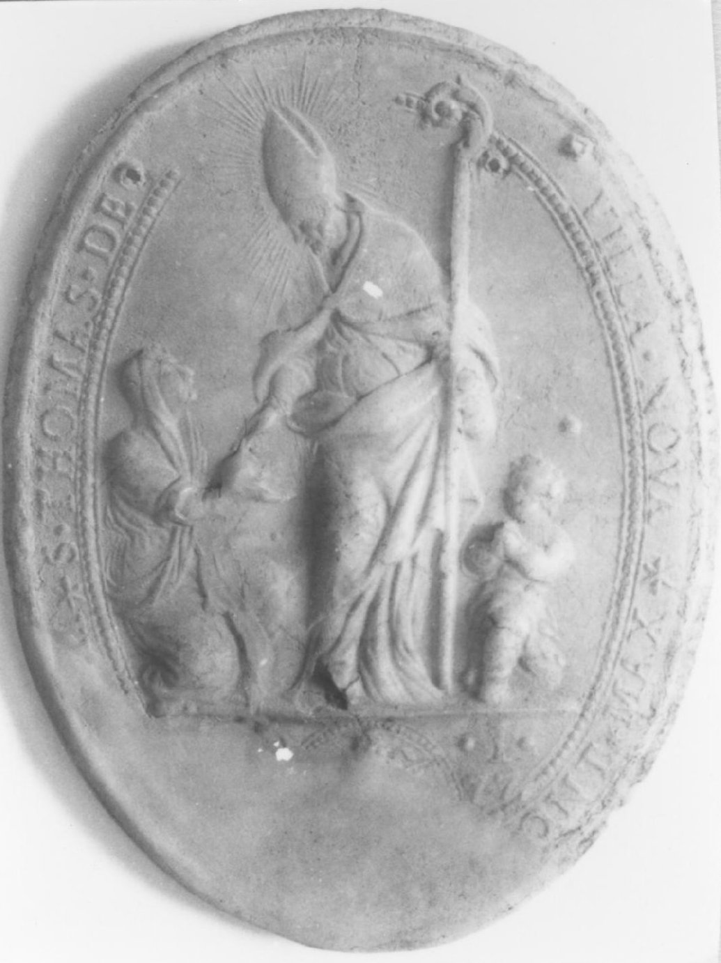 carità di San Tommaso da Villanova (Agnus Dei) - bottega romana (sec. XVII)