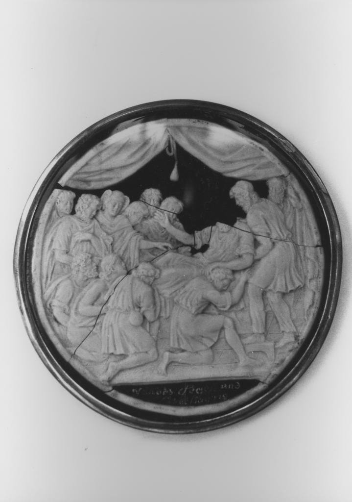 Isacco benedice Giacobbe (rilievo) - bottega Europa settentrionale (sec. XIX)