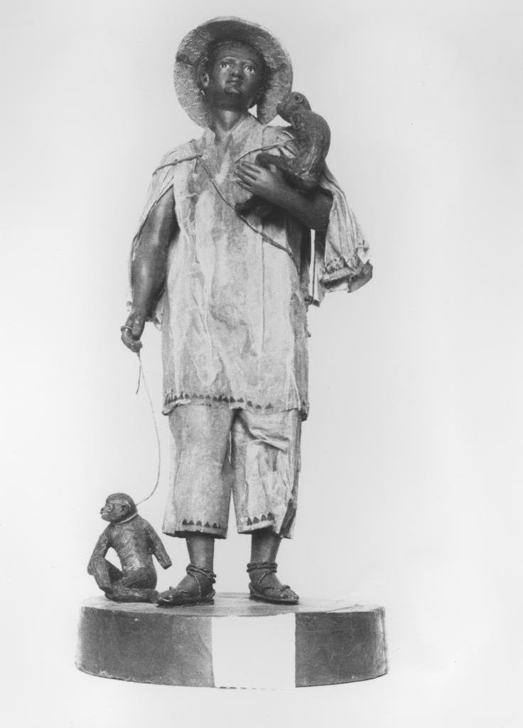 figura maschile (scultura miniaturistica) - bottega America centrale (sec. XIX)