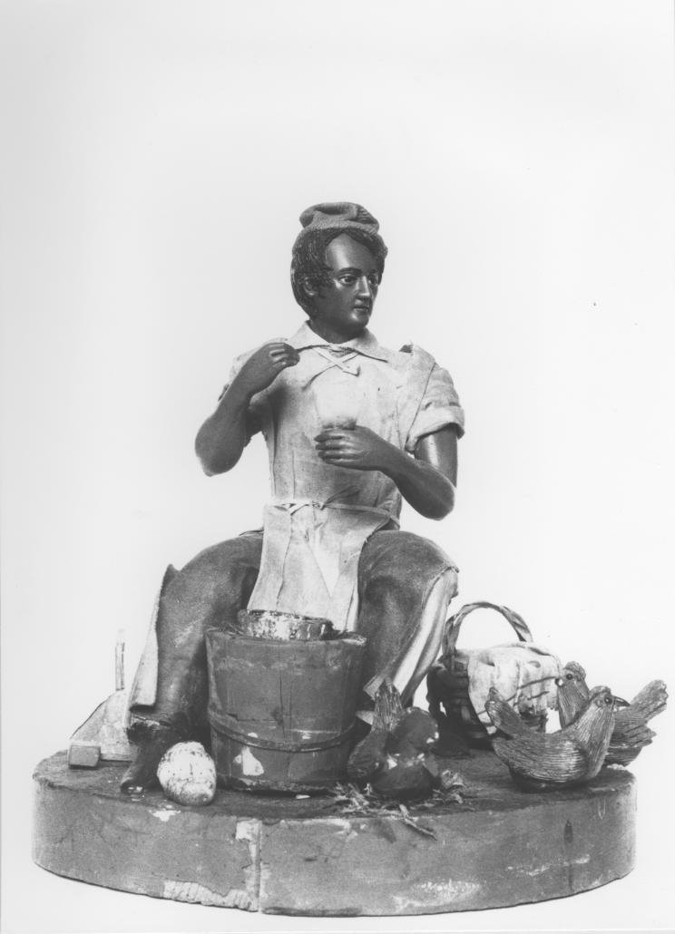 figura maschile (scultura miniaturistica) - bottega America centrale (sec. XIX)