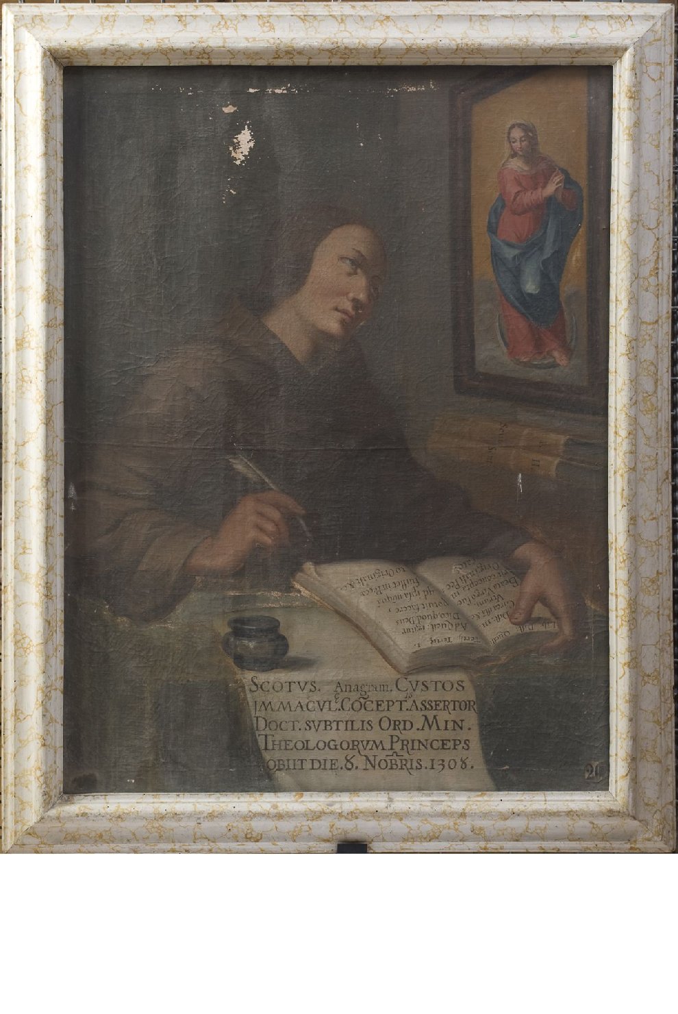 Duns Scoto (dipinto, opera isolata) - ambito Italia centrale (metà sec. XVIII)