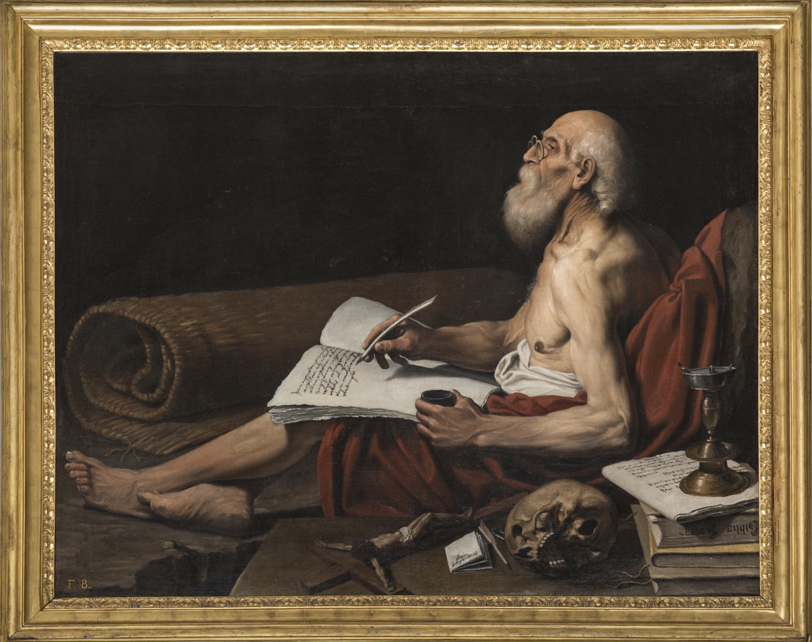 San Girolamo (dipinto) di Spada Lionello (attribuito) - ambito emiliano (primo quarto XVII)