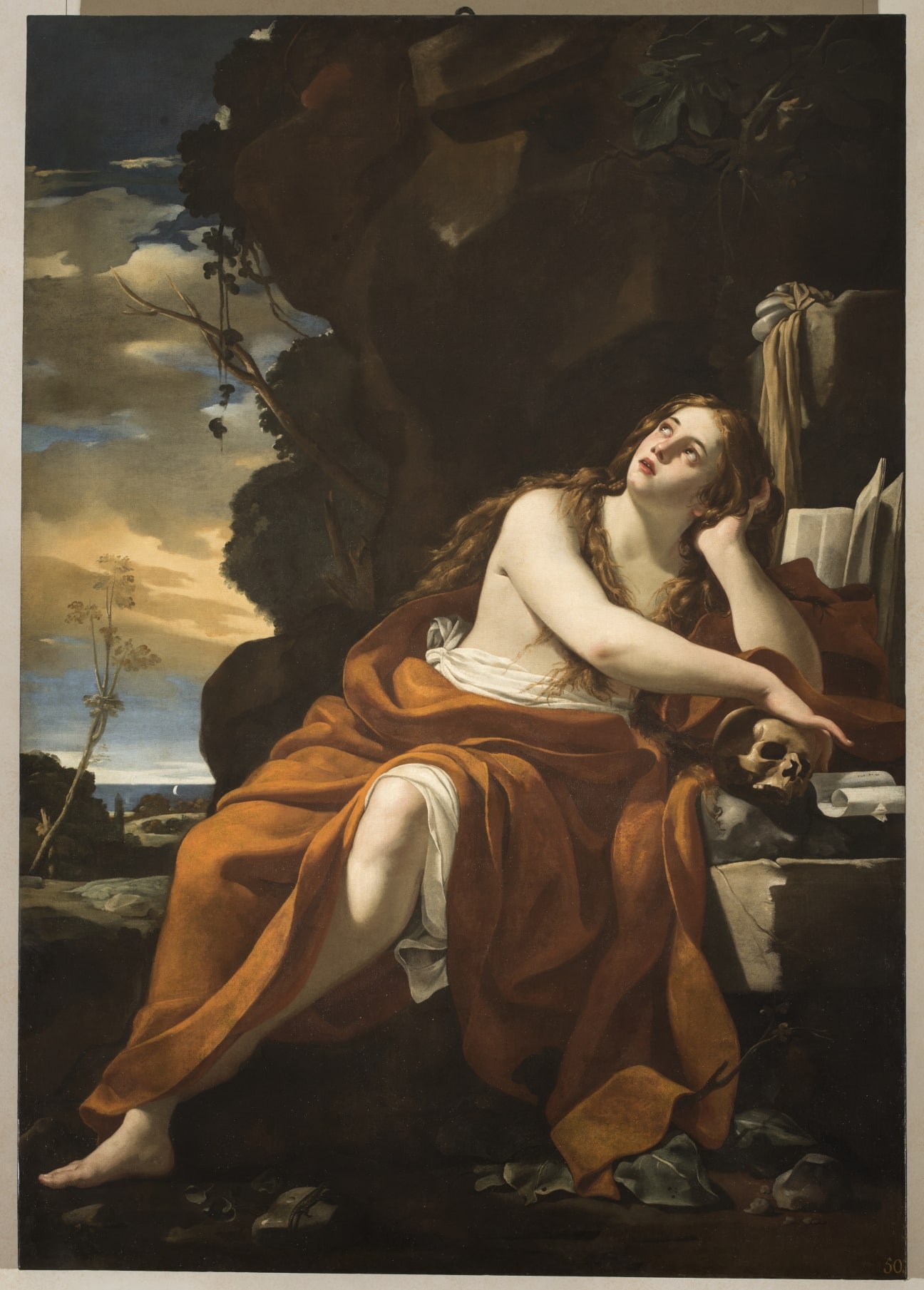 Maddalena Penitente (dipinto, opera isolata) di Mellin Charles (anni venti XVII)