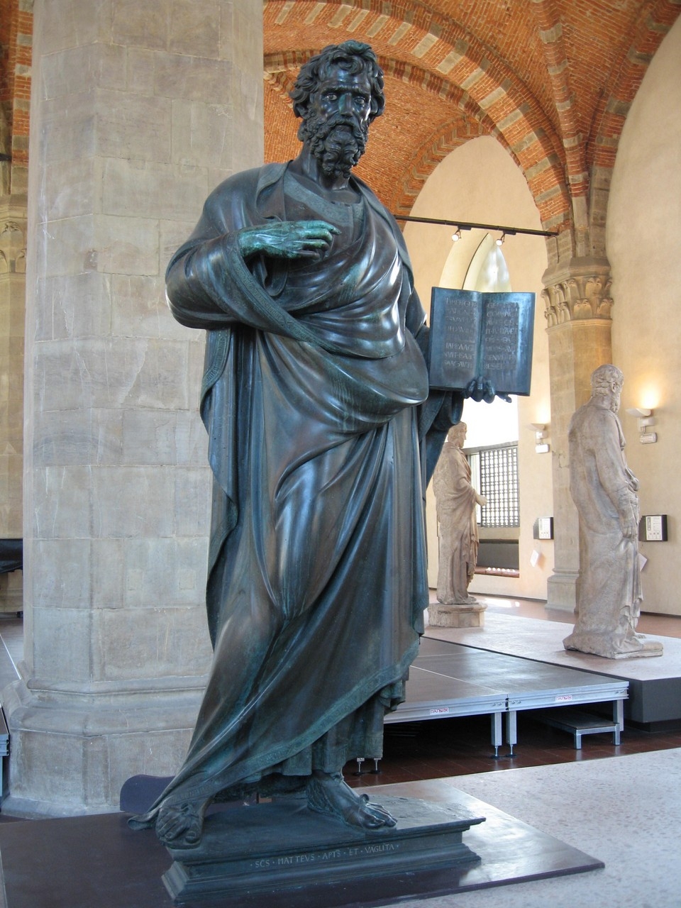 San Matteo Evangelista (statua) di Ghiberti Lorenzo (sec. XV)