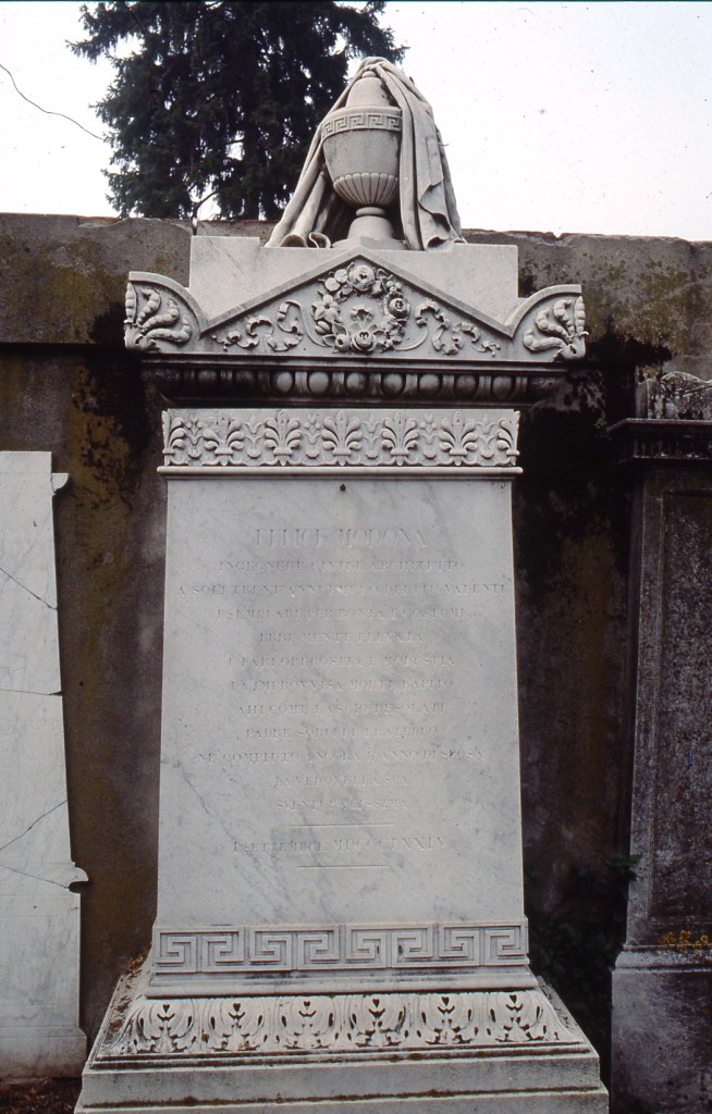 monumento funebre - ad ara - ambito ebraico (terzo quarto XIX)