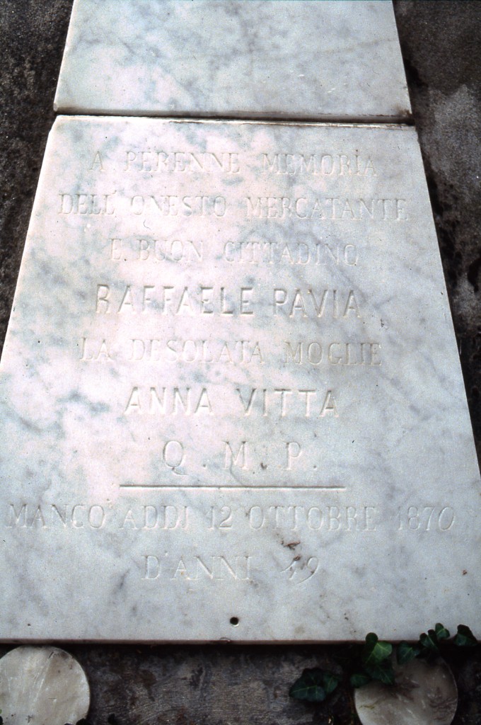 stele funeraria - a centina - ambito ebraico (terzo quarto XIX)