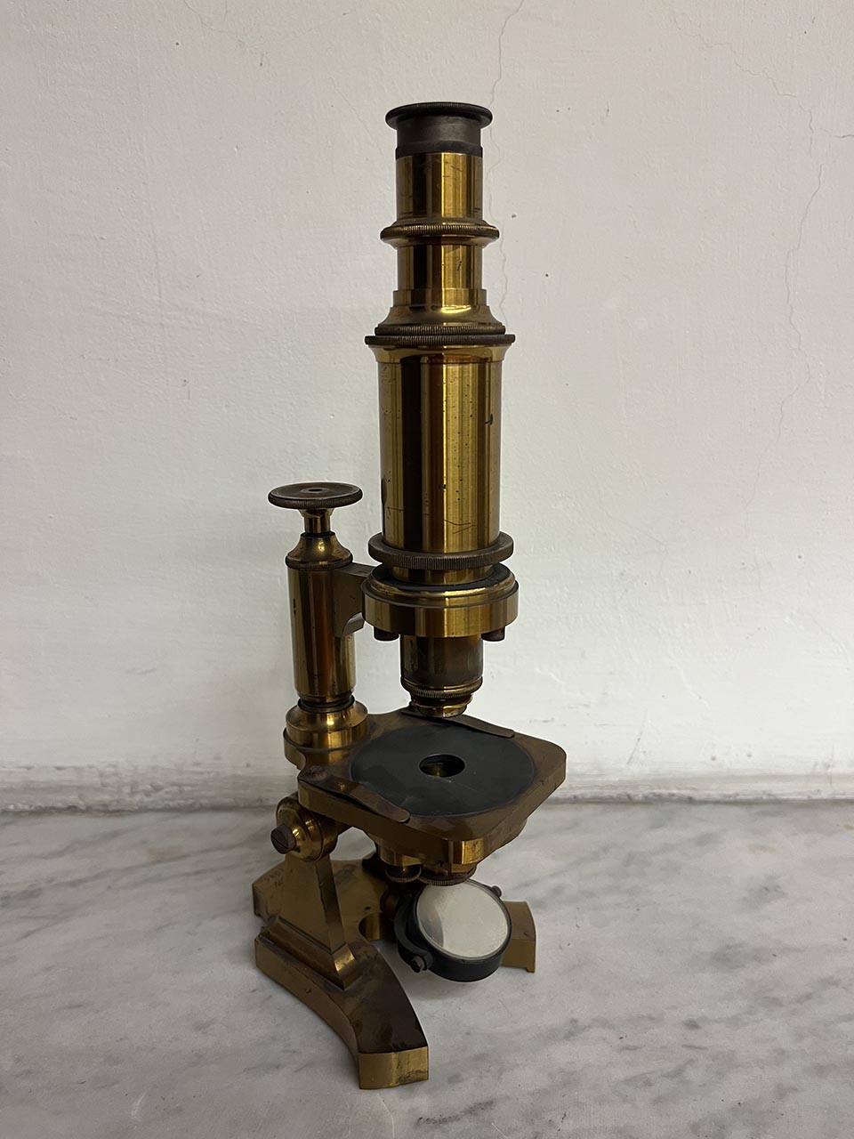 microscopio, composto Franz Schmidt & E. Haensch di Franz Schmidt & E. Haensch (metà XIX)