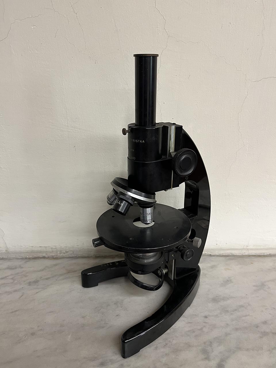 microscopio, composto f. Koristka di F. Koristka (inizio XX)