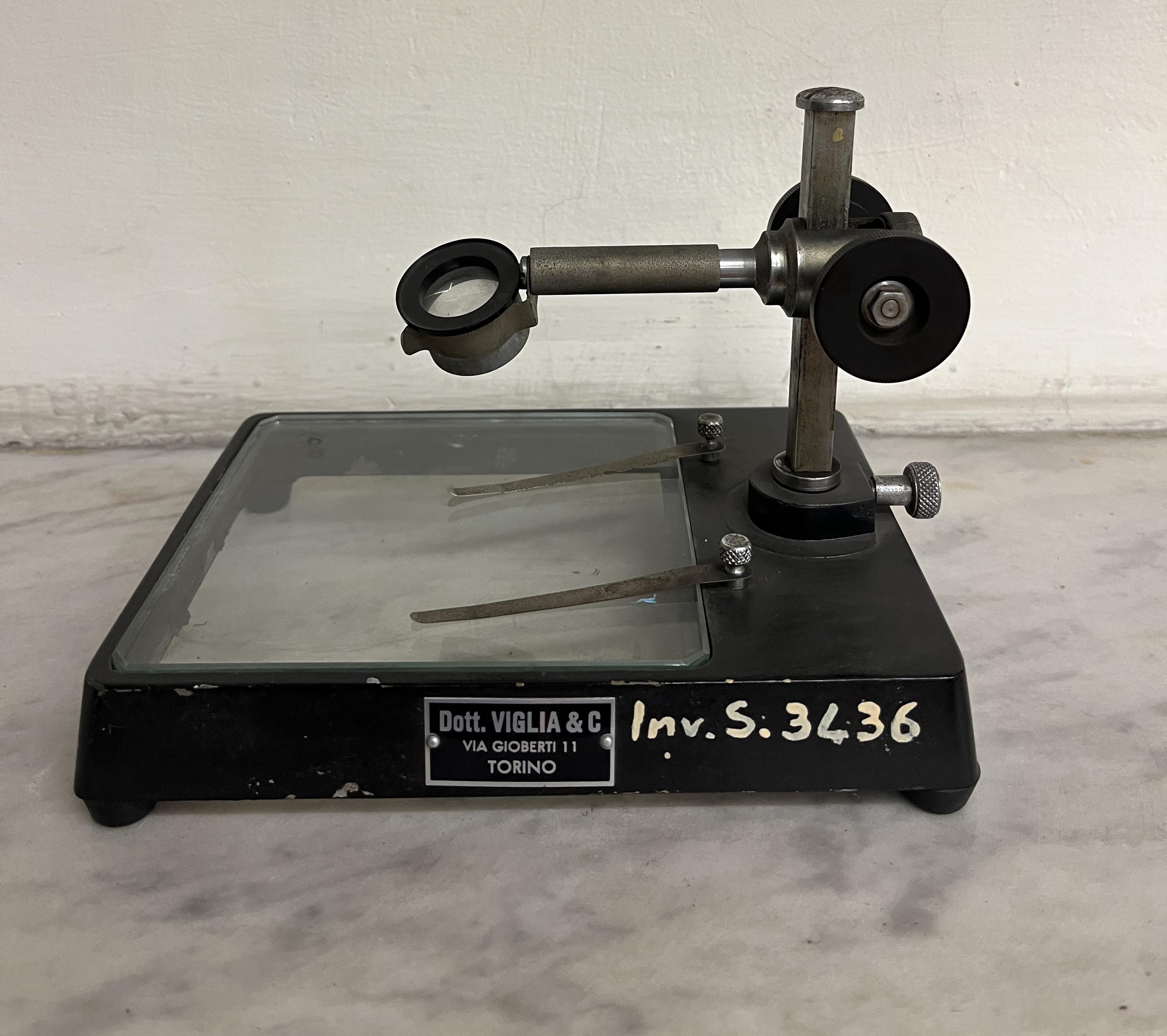 microscopio, semplice - portalenti - Galileo di Officine Galileo (prima metà XX)