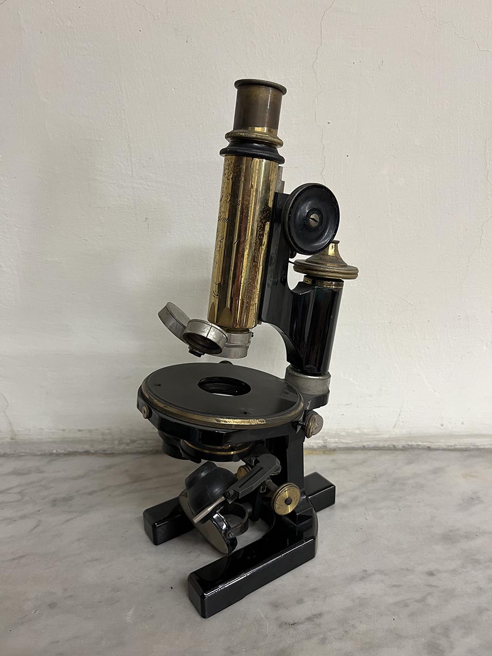 microscopio, composto Leitz di Microscopio composto Leitz (inizio XX)