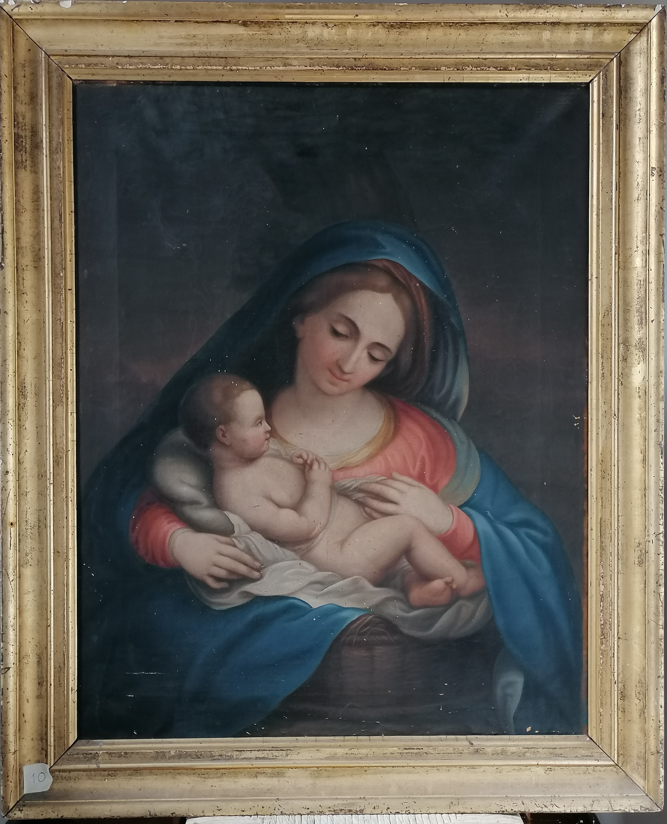 Madonna con Bambino (dipinto) - ambito Italia centrale (fine XVII)