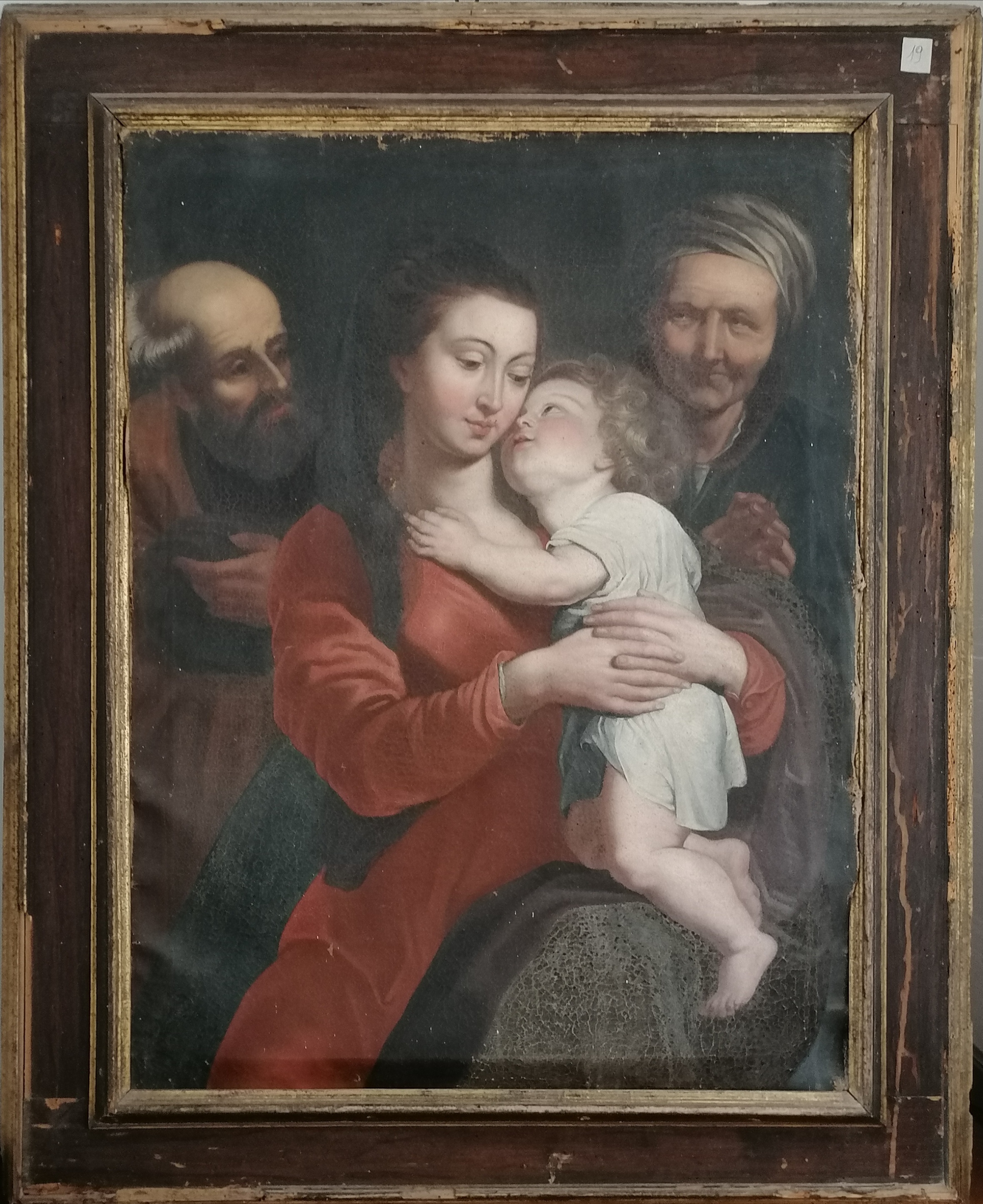 Sacra famiglia con Sant'Anna (dipinto) di Rubens Pieter Paul (bottega) (secondo quarto XVII)
