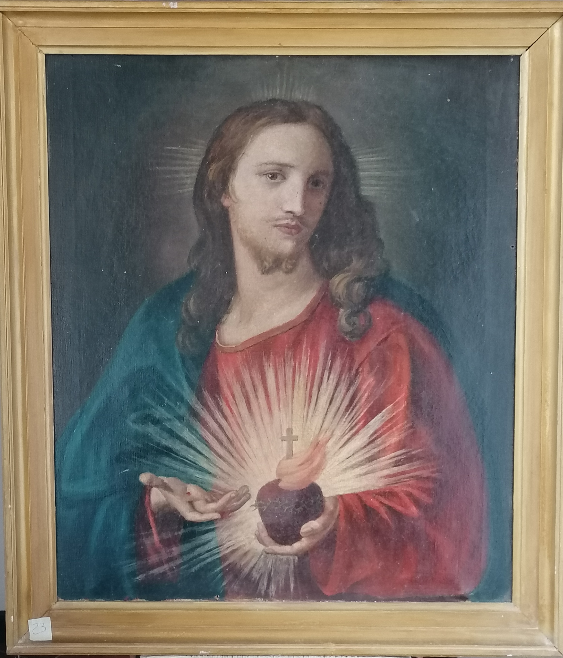 Sacro Cuore di Gesù (dipinto) - ambito Italia centrale (XVIII)