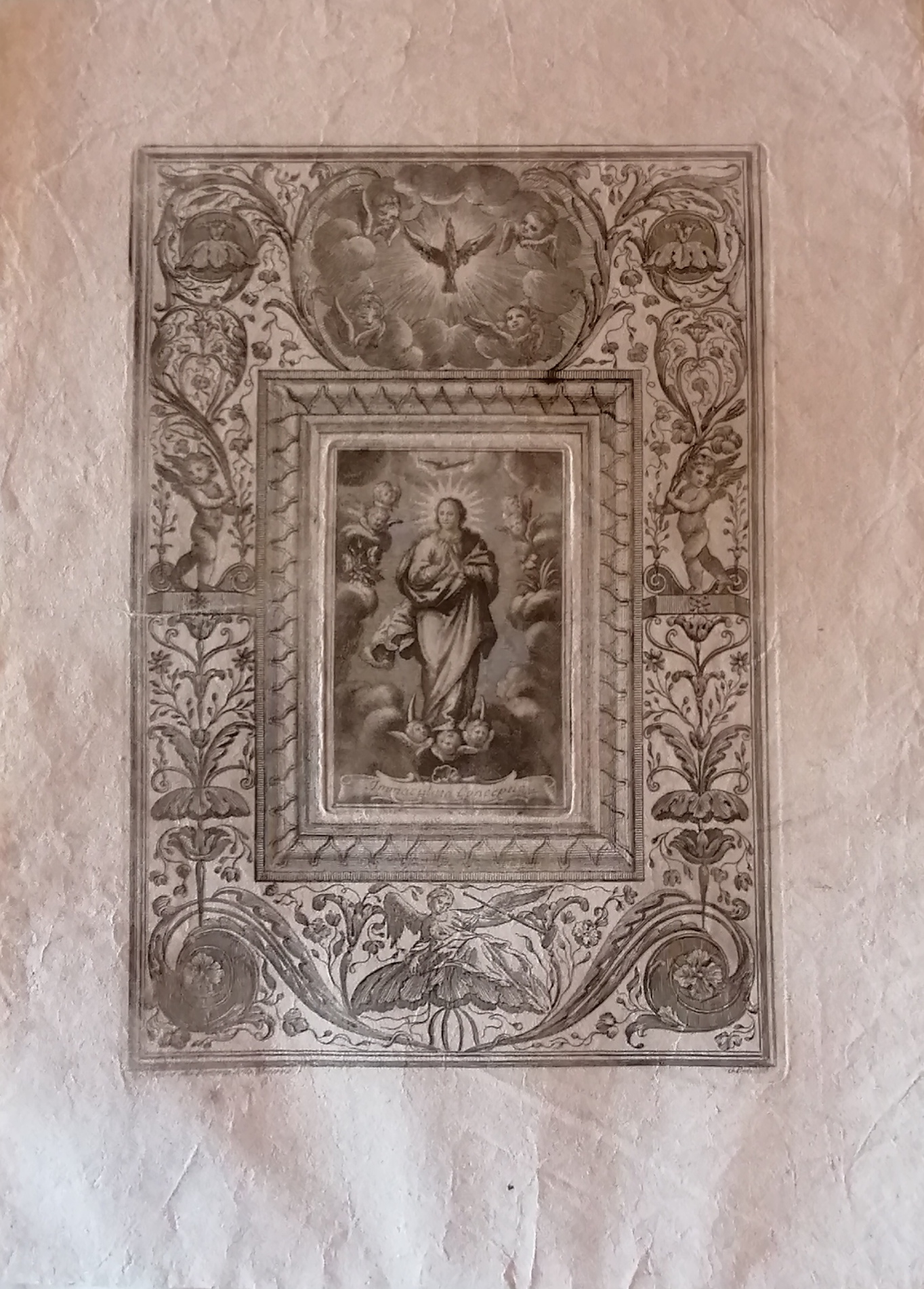 Immacolata Concezione (stampa) di Perini Giovanni (attribuito) (inizio/ fine XIX)