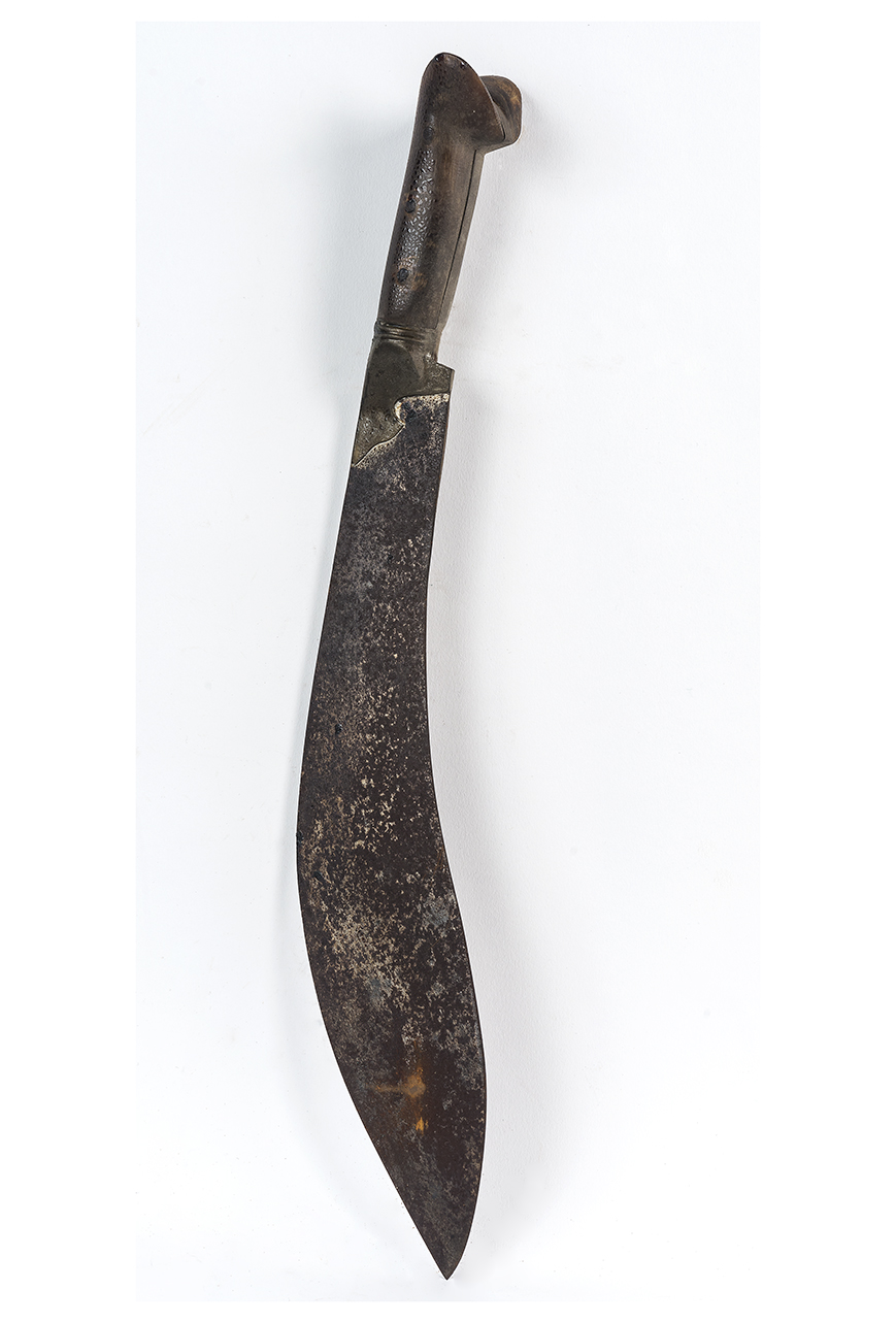 soggetto assente (coltello, opera isolata) - manifattura nepalese (sec. XIX)