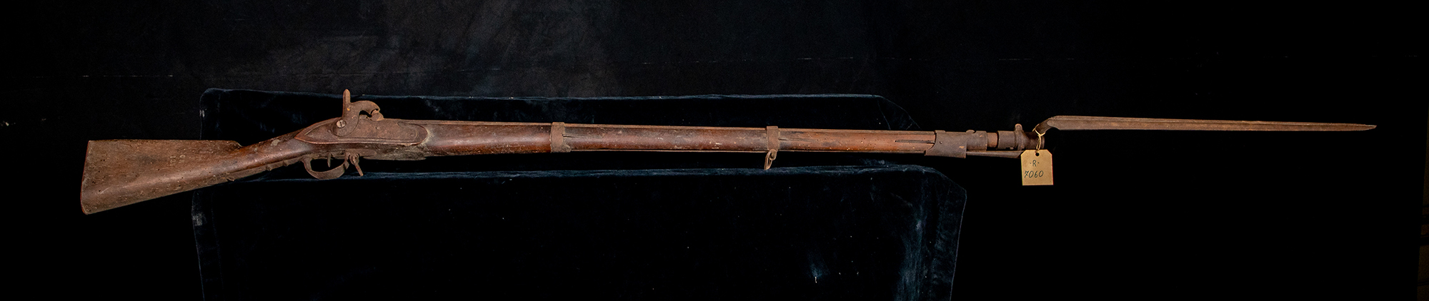 fucile a luminello con baionetta di n.d (laboratorio) - ambito belga (seconda metà XIX)