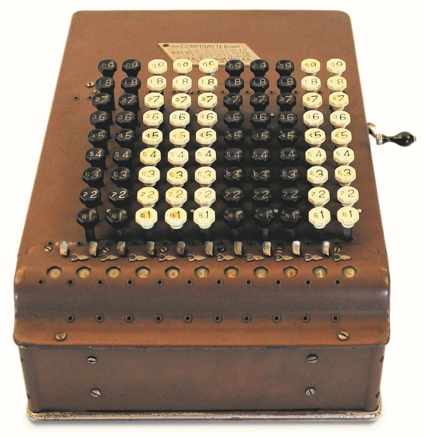 calcolatrice, Comptometer C light di Felt, Dorr (primo quarto XX)