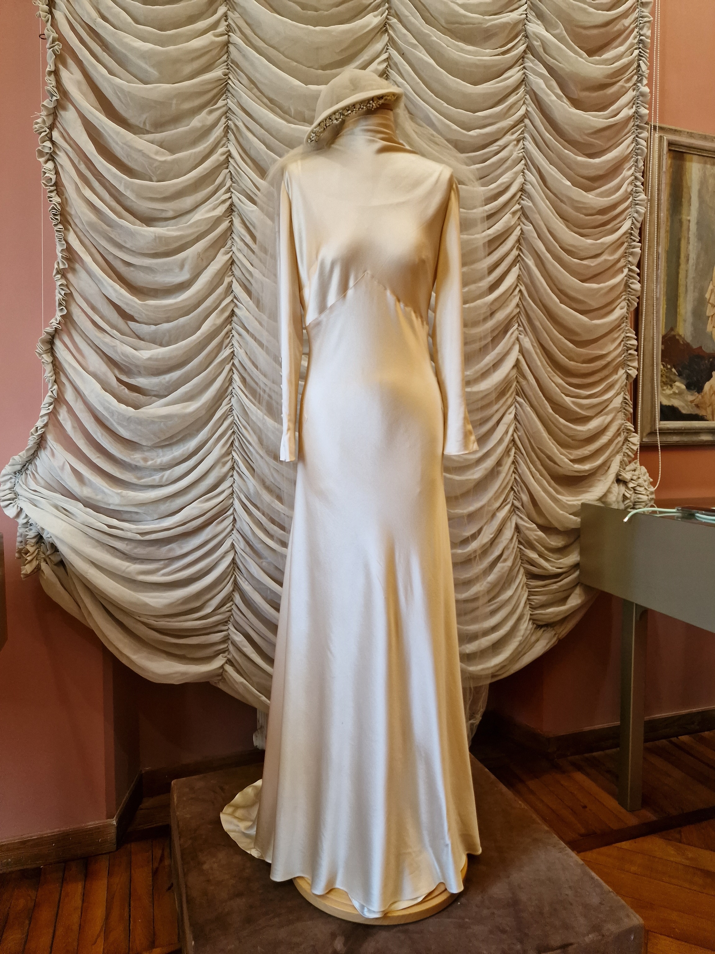 Abito da sposa civile lungo sale