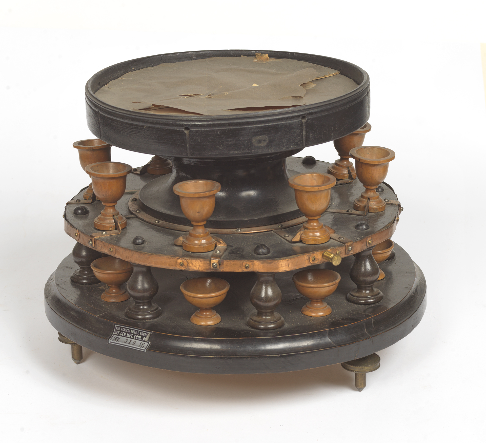 sismometro a mercurio elettrico Ragona (sismometro, a mercurio elettrico) di Ragona Scinà Domenico (sec. XIX)