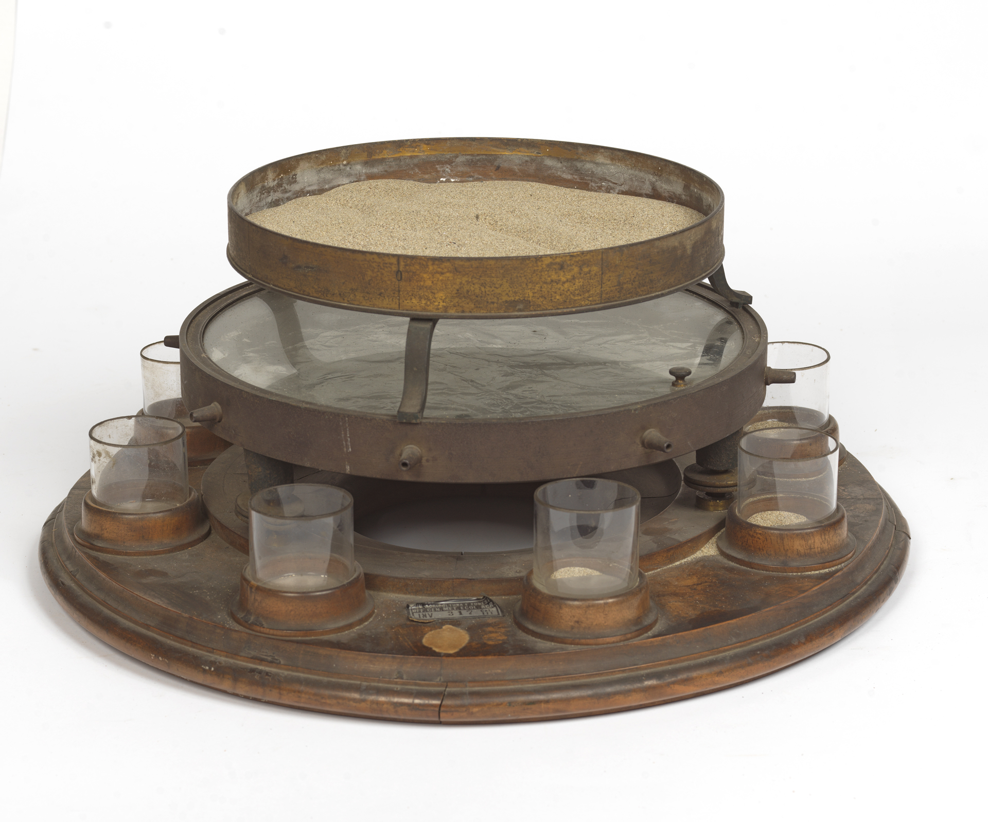 sismometro a mercurio e sabbia (sismometro, a mercurio e sabbia) - ambito italiano (anni ottanta sec. XIX)