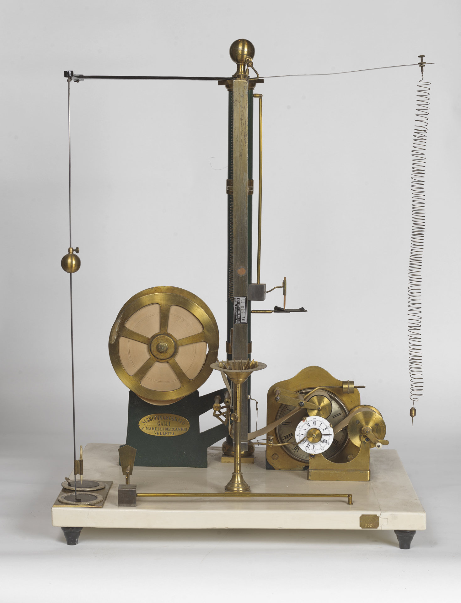 sismodinamografo Galli (sismografo) di Galli Ignazio, Marelli Francesco (sec. XIX)