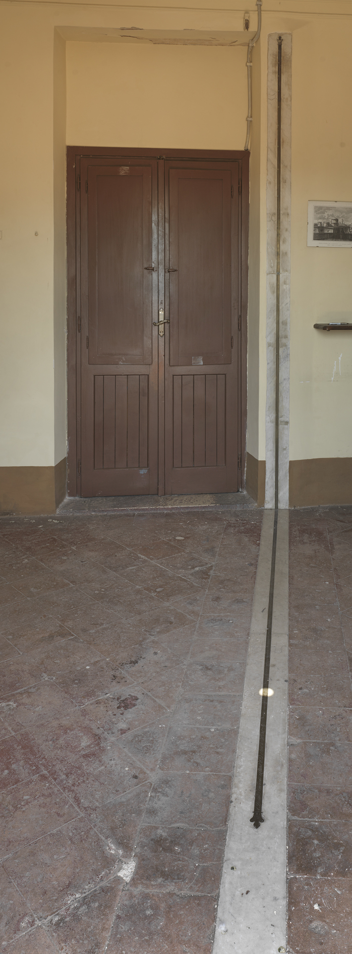 meridiana - ambito romano, ambito romano (sec. XVIII)