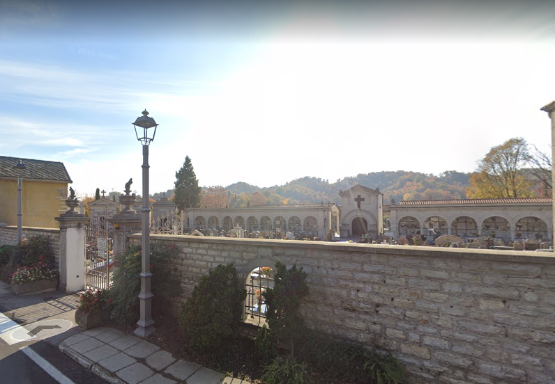 Ali porticate e cappella centrale del cimitero (cimitero, pubblico) - Palazzago (BG) 
