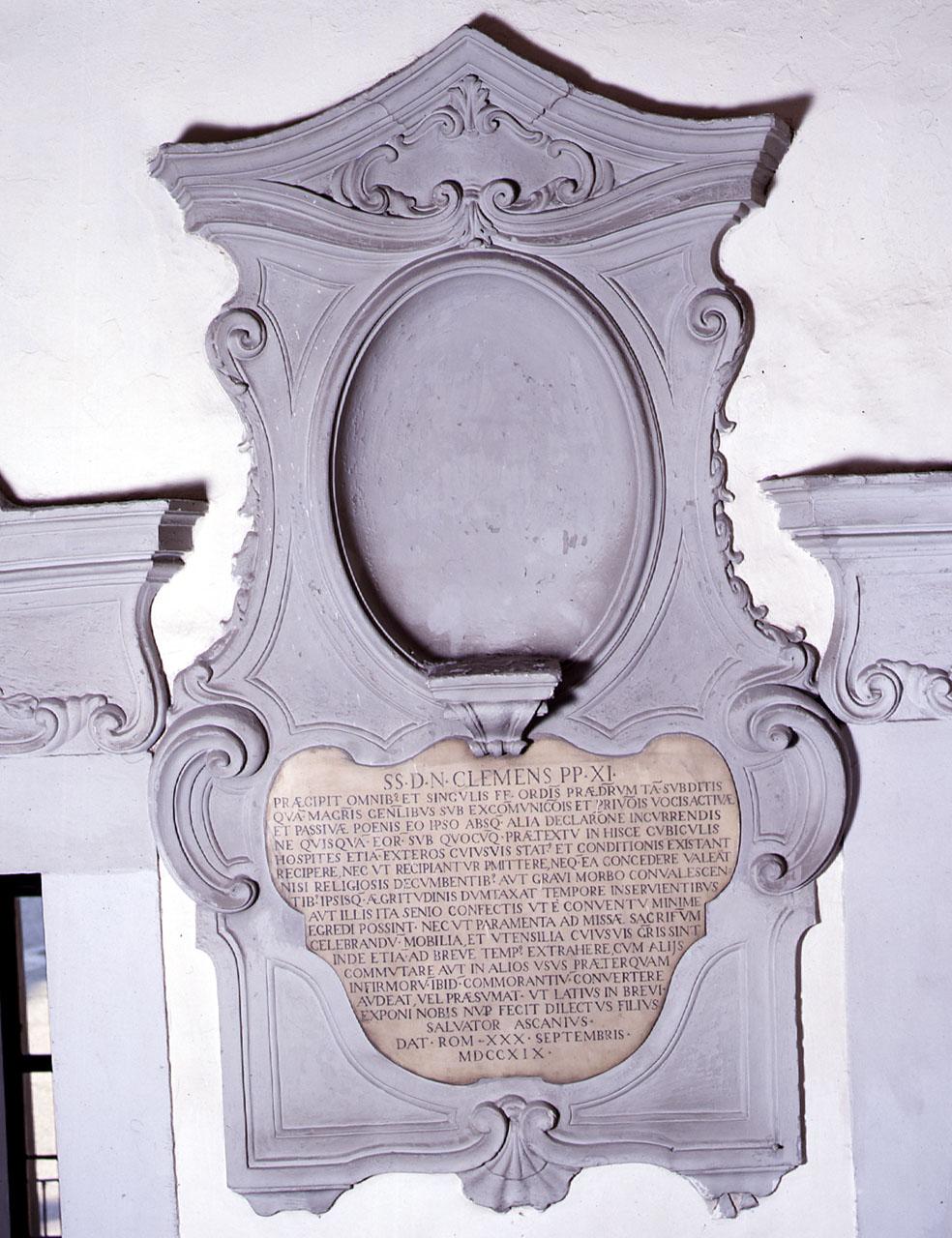 nicchia - produzione toscana (sec. XVIII)