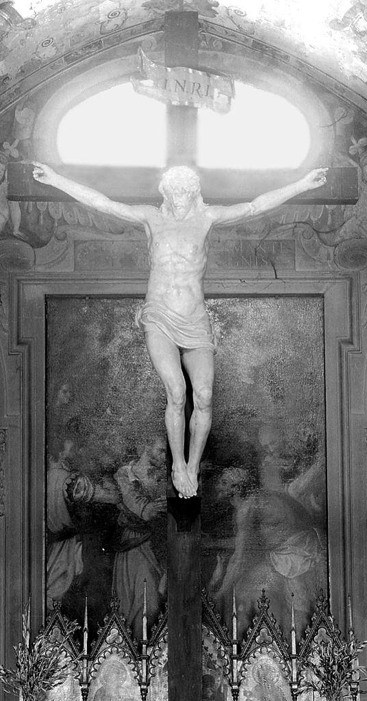 Cristo crocifisso (crocifisso) di Pieratti Domenico (sec. XVII)