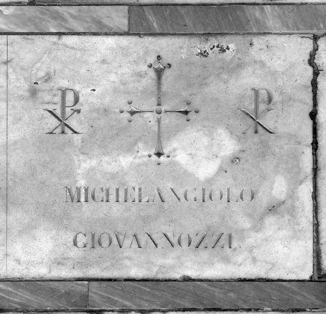 lastra tombale - produzione toscana (sec. XIX)