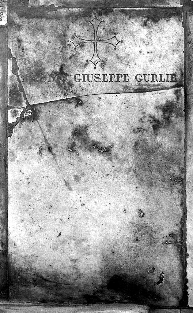 lastra tombale - produzione toscana (metà sec. XIX)