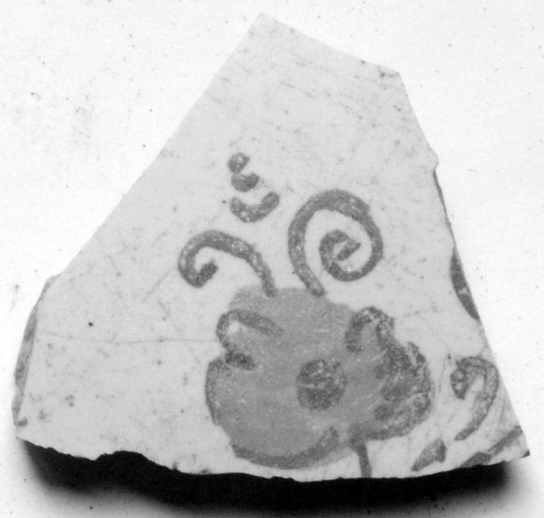 piatto, frammento - manifattura italiana (sec. XVI)