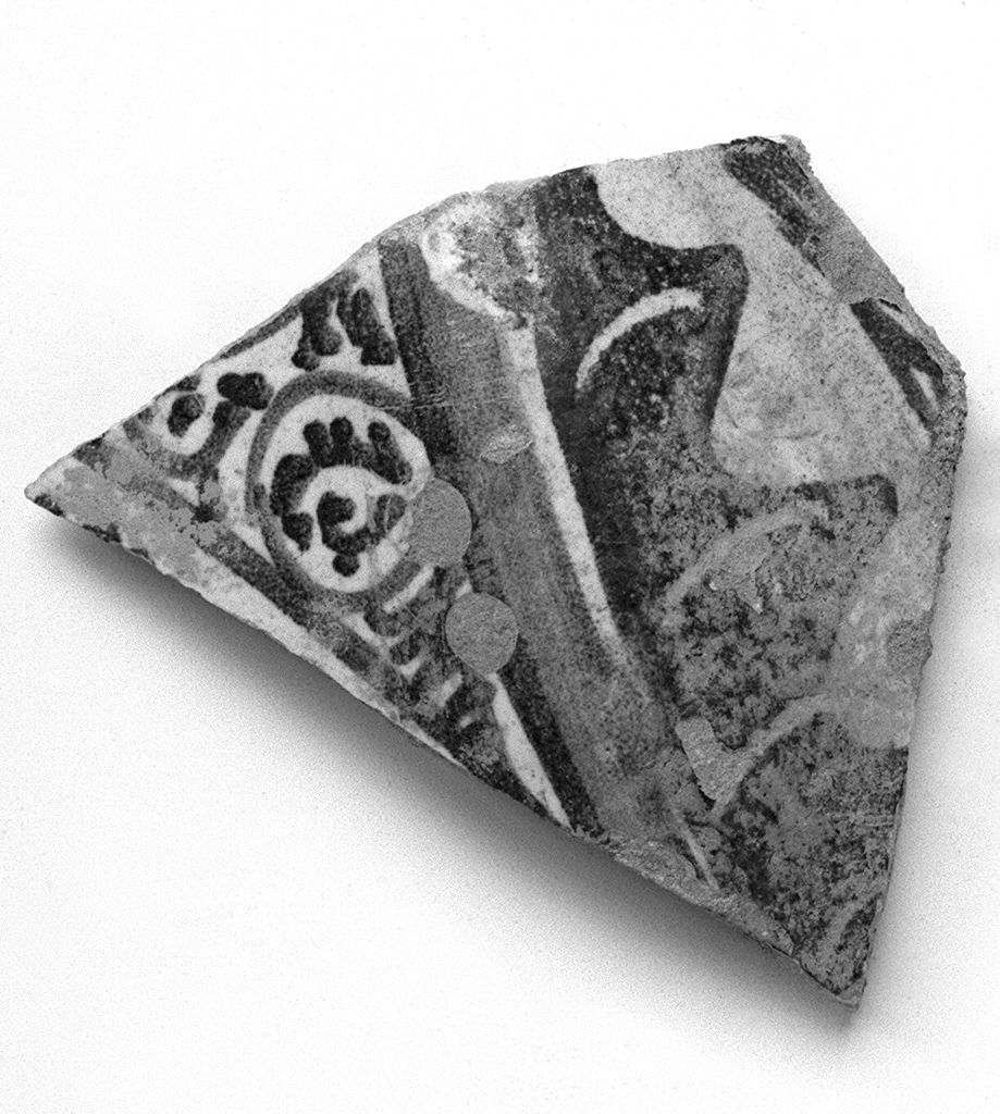 vaso, frammento - bottega italiana (sec. XV)