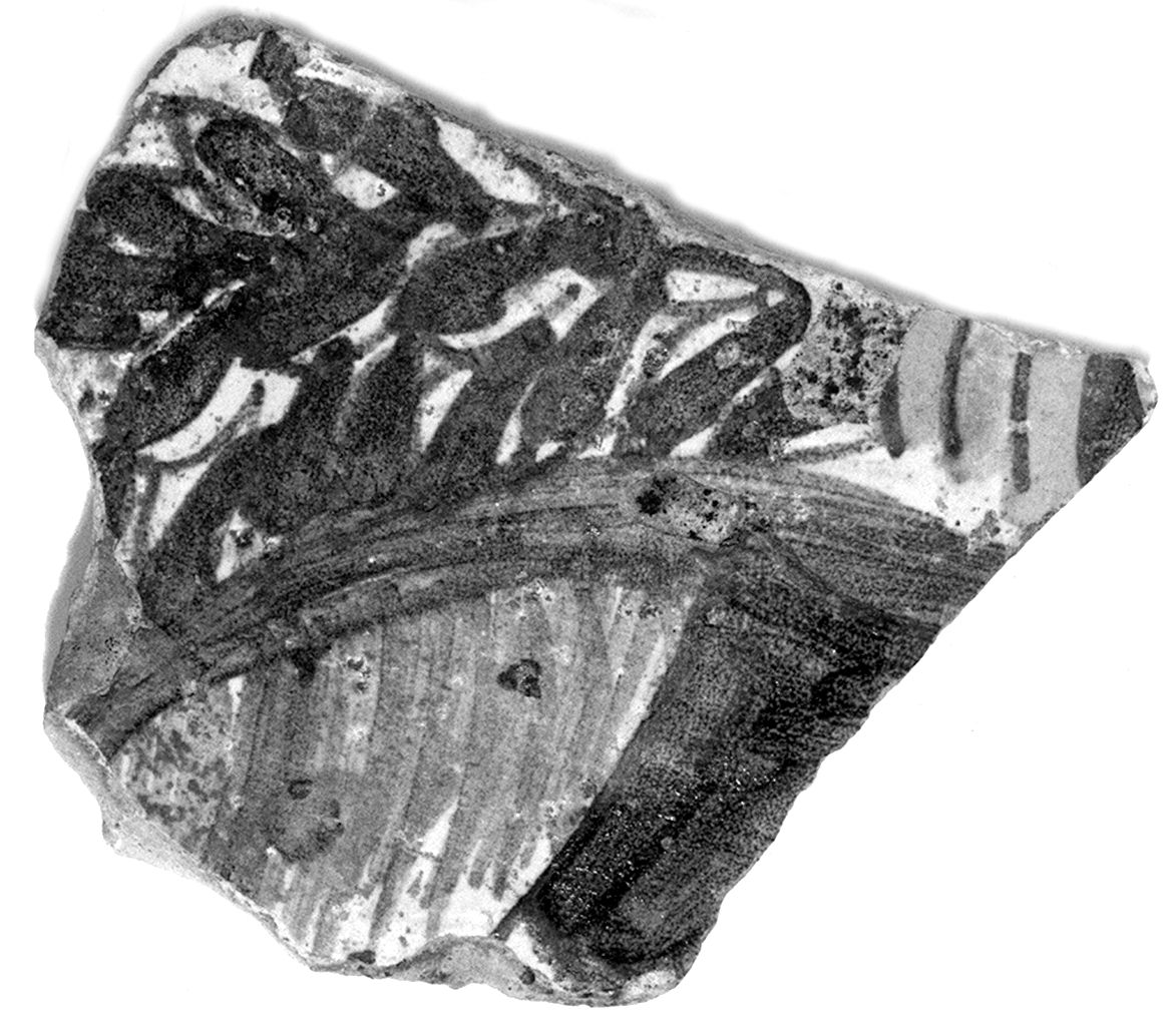 piatto, frammento - manifattura italiana (sec. XV)