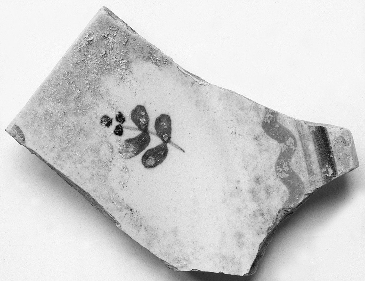 piatto, frammento - manifattura italiana (sec. XV)