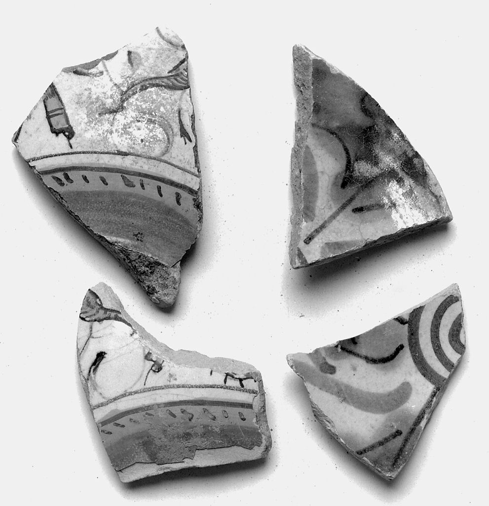 piatto, frammento - manifattura italiana (sec. XV)