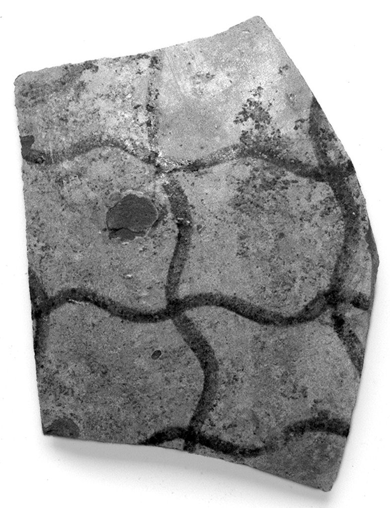 piatto, frammento - manifattura toscana (sec. XV)